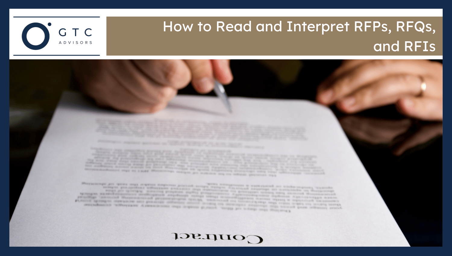 How to Read and Interpret RFPs, RFQs, and RFIs