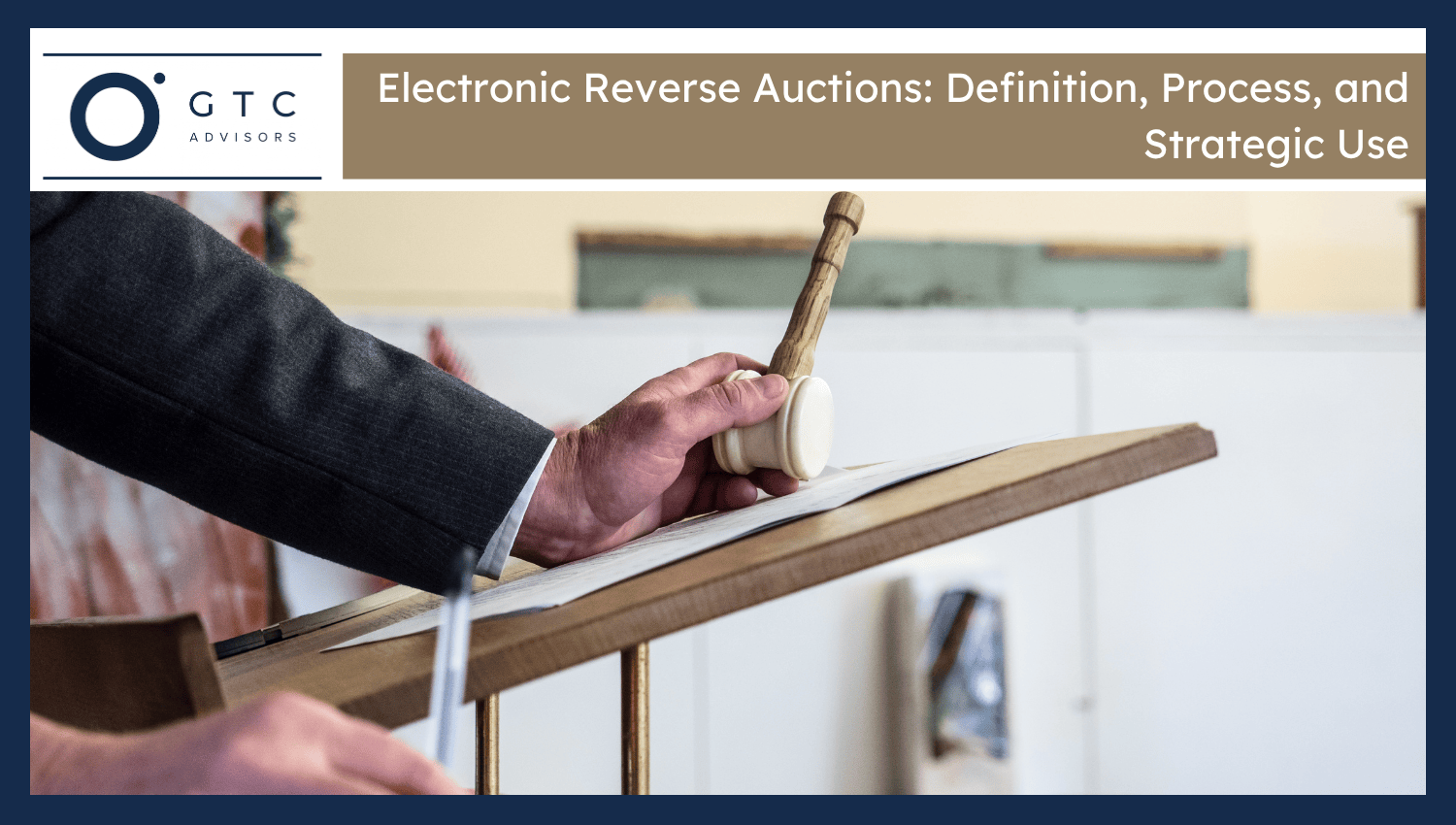 electronic reverse auctions